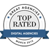 A Great Agencies seal awarded to digital agencies.